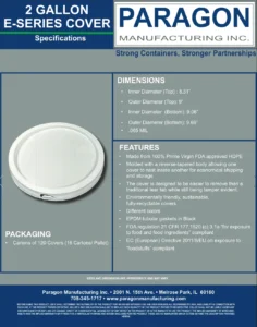 2 Gallon E-SeriesCover